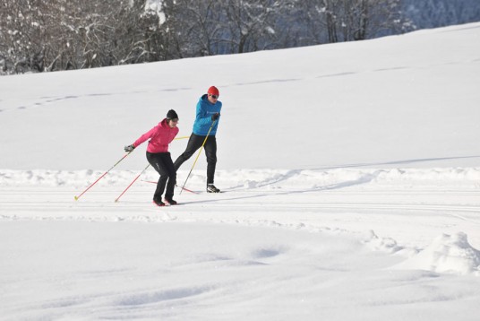 Cross-country skiing in Flachau